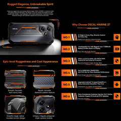 Blackview Oscal Marine 2, 4GB+64GB, 6.56 inch Android 15 Unisoc UMS9230E T615 Octa Core, Network: 4G, OTG, NFC