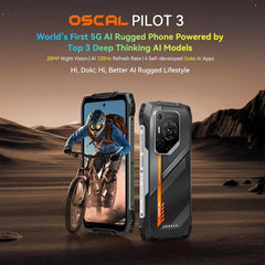 Blackview Oscal Pilot 3 5G Rugged Phone, 12GB+256GB, Night Vision Camera, 6.56 inch Android 15 MediaTek Dimensity 6300 Octa Core, Network: 5G, OTG, NFC