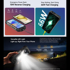 Ulefone Armor 34 Pro, 16GB+512GB, Night Vision, IP68/IP69K Rugged Phone, 6.95 inch Android 15 MediaTek Dimensity 7300 Octa Core, Network: 5G, NFC, OTG