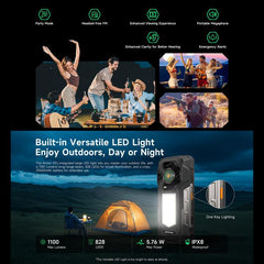 Ulefone Armor 33 Rugged Phone, 12GB+512GB, 6.95 inch Android 15 MediaTek Helio G100 Octa Core, Network: 4G, OTG, NFC, LED Light