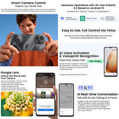 Blackview WAVE 9C, 4GB+128GB, 6.56 inch Android 15 Unisoc T603 SC9863A Octa Core, Network: 4G, OTG