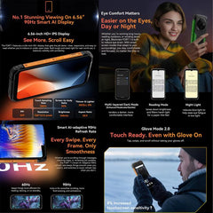 Blackview FORT 1, 4GB+128GB, 6.56 inch Android 15 Unisoc UMS9230E T615 Octa Core, Network: 4G, OTG, NFC