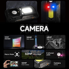 Ulefone Armor 29 Pro Thermal Version Rugged Phone, 16GB+512GB, Night Vision, 6.67 inch + 1.04 inch Android 15 MediaTek Dimensity 7400 Octa Core, Network: 5G, OTG, NFC