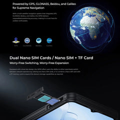 Oukitel WP52 5G Rugged Phone, 4GB+256GB, 6.6 inch Android 14.0 MediaTek Dimensity 6100+ Octa-core 3.0GHz, NFC, OTG, Network: 5G