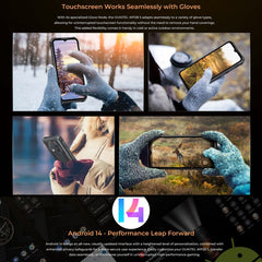 Oukitel WP28 S IP68/IP69K Rugged Phone, 4GB+128GB, Fingerprint, 6.52 inch Unisoc T606 Octa-core, NFC, OTG, Network: 4G