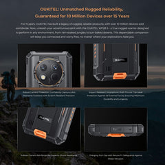 Oukitel WP28 S IP68/IP69K Rugged Phone, 4GB+128GB, Fingerprint, 6.52 inch Unisoc T606 Octa-core, NFC, OTG, Network: 4G