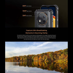 Oukitel WP28 S IP68/IP69K Rugged Phone, 4GB+128GB, Fingerprint, 6.52 inch Unisoc T606 Octa-core, NFC, OTG, Network: 4G