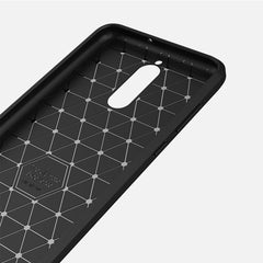 For Huawei  Mate 10 Lite Brushed Carbon Fiber Texture TPU Shockproof Anti-slip Soft Protective Back Cover Case, For Mate 10 Lite