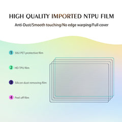 50 PCS 12 x 18cm Phone HD TPU Soft Hydrogel Film Supplies for Intelligent Protector Cutter, 12 x 18cm HD Film