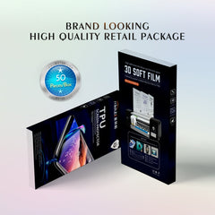 50 PCS 12 x 18cm Phone HD TPU Soft Hydrogel Film Supplies for Intelligent Protector Cutter, 12 x 18cm HD Film