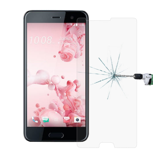 For HTC U Ultra 0.26mm 9H Surface Hardness Explosion-proof Non-full Screen Tempered Glass Screen Film, For U Ultra