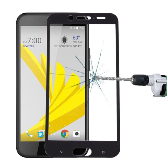 For HTC 10 evo 0.3mm 9H Surface Hardness 2.5D Curved Silk-screen Full Screen Tempered Glass Screen Protector, For HTC 10 evo