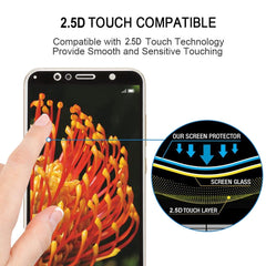 0.26mm 9H 2.5D Anti-scratch Silk-screen Tempered Glass Full Screen Film for Huawei Y6 (2018), For Huawei Y6 (2018) (1 PCS) Black