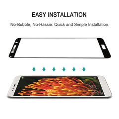 0.26mm 9H 2.5D Anti-scratch Silk-screen Tempered Glass Full Screen Film for Huawei Y6 (2018), For Huawei Y6 (2018) (1 PCS) Black