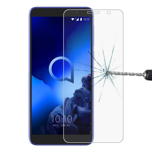 For Alcatel 1X (2019) 2.5D Non-Full Screen Tempered Glass Film, Alcatel 1X (2019) (1 PC)