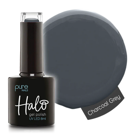 Gel Nail Polish Charcoal Grey 8ml