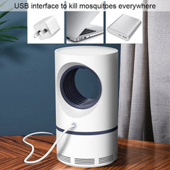 188 5W DC 5V 1A Cylindrical Type USB Photocatalyst Mosquito Killer Light Fly Killer Repellent, Size: 17.5x10cm