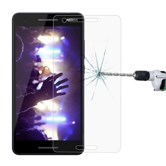 9H 2.5D Tempered Glass Film for Nokia 2.1, For Nokia 2.1 (1pc)
