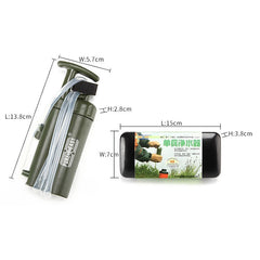 Aotu AT6630 Outdoor Camp Soldier Portable Filter Water Purifier