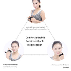 10 PCS Elastic Polyester Sports Finger Support Guards, Size: 3.5 x 3cm (Black), Protect Fingers