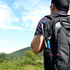 125cm Adjustable Portable Outdoor Aluminum Alloy Trekking Poles Stick, Green#125cm, Blue#125cm, Red#125cm, Yellow#125cm