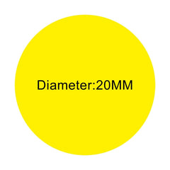 1000 PCS Round Shape Self-adhesive Colorful Mark Sticker Mark Label