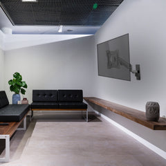 ProperAV TV Wall Bracket (23" - 55" / 23kg Capacity / VESA Max. 400x400) - Black