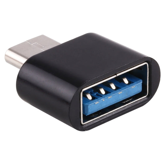 Plastic USB-C / Type-C Male to USB 2.0 Female OTG Data Transmission Charging Adapter