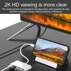 75216 4 in 1 8 Pin to HDMI + 8 Pin Charging + 2 USB Ports HD Video Converter, 75216