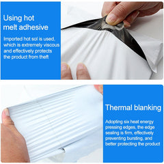 100 PCS / Roll Thick Express Bag Packaging Bag Waterproof Plastic Bag, Size: 28x40cm (Dark Grey)