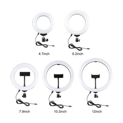 PULUZ 10.2 inch 26cm LED Ring Light + 1.1m Tripod Mount Selfie Beauty Vlogging Video Light Live Broadcast Kits