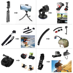 PULUZ 50 in 1 Accessories Total Ultimate Combo Kits