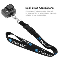 PULUZ 60cm Detachable Long Neck Strap Lanyard SlingGoPro, Insta360, DJI and Other Action Cameras, 60cm Neck Strap
