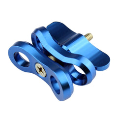 PULUZ Ball Clamp Close Hole Diving Camera Bracket CNC Aluminum Spring Flashlight Clamp for Diving Underwater Photography System