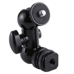 PULUZ Flash Hot Shoe Swivel Ball Head 1/4 inch Tripod Screw Magic Arm with Lock, Magic Arm
