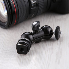 PULUZ Flash Hot Shoe Swivel Ball Head 1/4 inch Tripod Screw Magic Arm with Lock, Magic Arm