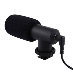 PULUZ 3.5mm Audio Stereo Recording Vlogging Professional Interview Microphone for DSLR & DV Camcorder, Smartphones