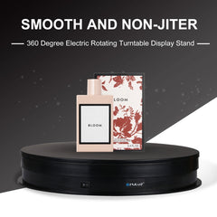 PULUZ 30cm USB Electric Rotating Turntable Display Stand Video Shooting Props Turntable for Photography, Load 10-20kg