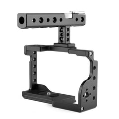 PULUZ Video Camera Cage Stabilizer with Handle for Sony A6600 / ILCE-6600