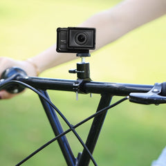 PULUZ Bike Aluminum Handlebar Tripod Ball Head Adapter Mount for GoPro HERO10 Black / HERO9 Black / HERO8 Black /7 /6 /5 /5 Session /4 Session /4 /3+ /3 /2 /1, DJI Osmo Action, Xiaoyi and Other Action Cameras, Ball Head Mount