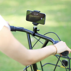 PULUZ Bike Aluminum Handlebar Tripod Ball Head Adapter Mount for GoPro HERO10 Black / HERO9 Black / HERO8 Black /7 /6 /5 /5 Session /4 Session /4 /3+ /3 /2 /1, DJI Osmo Action, Xiaoyi and Other Action Cameras, Ball Head Mount