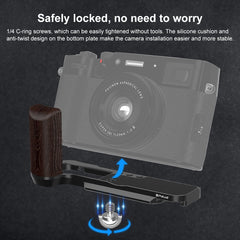 For Fujifilm X100VI PULUZ 1/4 inch Vertical Shoot Quick Release L Plate Bracket Base Holder, For Fujifilm X100VI