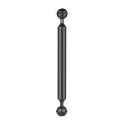 PULUZ  9 inch 23cm Length 20.8mm Diameter Dual Balls Carbon Fiber Floating Arm, Ball Diameter: 25mm, 9 inch Black
