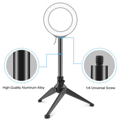 PULUZ Desktop Adjustable Tripod Stand Selfie Stick Mount Holder