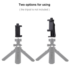PULUZ 360 Degree Rotating Universal Horizontal Vertical Shooting Phone Clamp Holder Bracket for iPhone, Galaxy, Huawei, Xiaomi, Sony, HTC, Google and other Smartphones