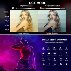 PULUZ 30cm Photo Handheld Full Color RGB Stick Light Magnetic LED Fill Light