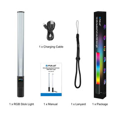 PULUZ 132 LEDs Photo Handheld Stick Light Full Color RGB Fill Light