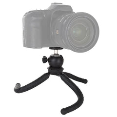 PULUZ Mini Octopus Flexible Tripod Holder with Ball Head for SLR Cameras, GoPro, Cellphone, Size: 25cmx4.5cm