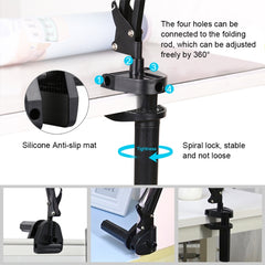 PULUZ Live Broadcast Desktop Arm Stand Suspension Clamp Holder with Tablet PC Clamp