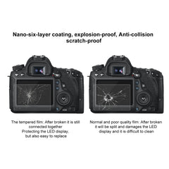 PULUZ 2.5D 9H Tempered Glass Film for Canon 6D, Compatible with Sony HX50 / HX60, Olympus TG3 / TG4 / TG5, Nikon AW1, For Canon 6D